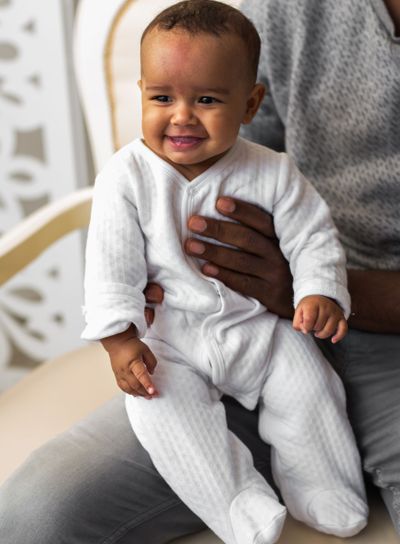 African American Father And Baby Boy