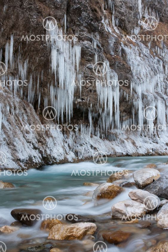 Frozen river