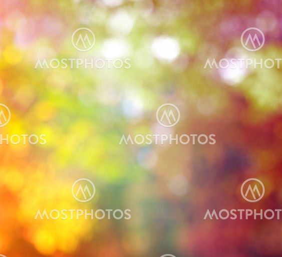 Abstract Blur Background Autumn Trendy Colors with natural Bokeh with sun lights