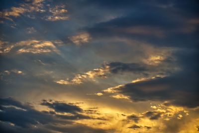 Afterglow paints the sky creating a sense of tranquility