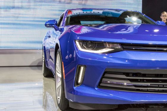 DETROIT - JANUARY 17 :The 2017 Chevrolet Camaro at The...