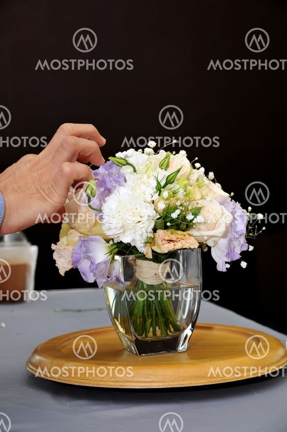Hand made bouquet of flowers