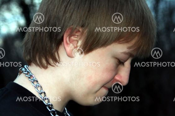 Sad Teen Boy Profile