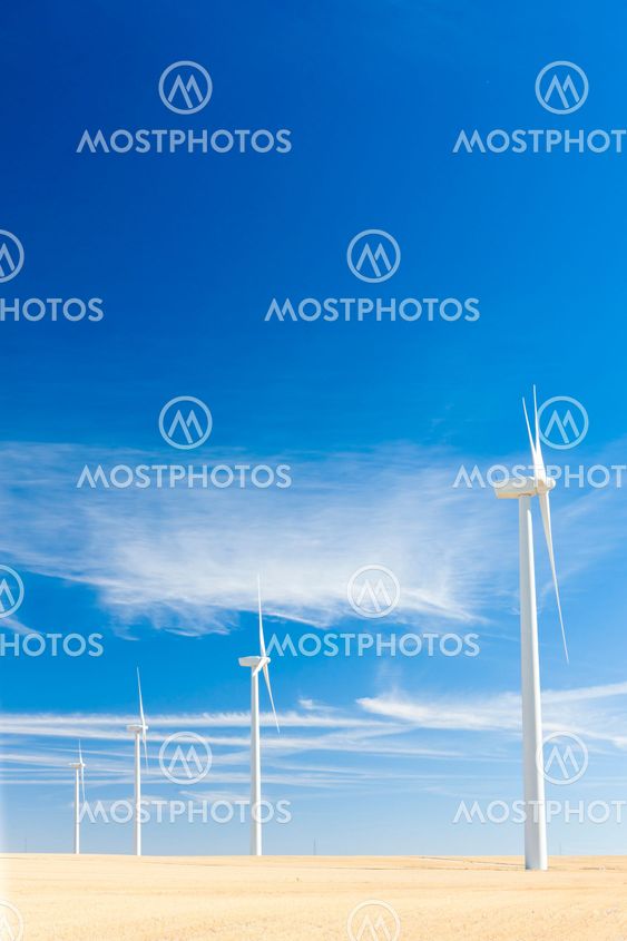 wind turbines, Castile and Leon, Spain