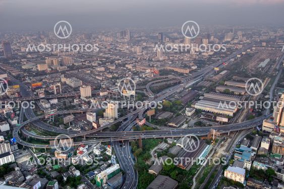 Bangkok road traffic
