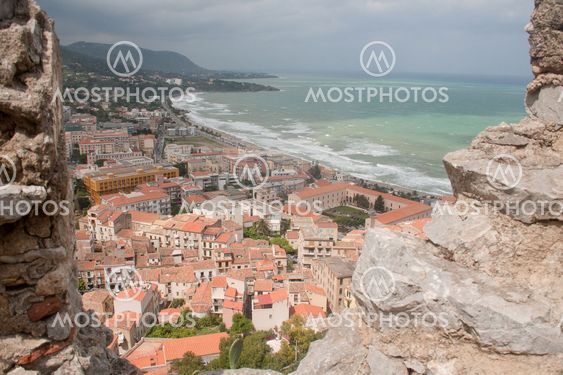Seaside in Cefalu, Sicily, Italy