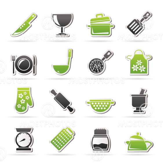 Cooking Equipment Icons