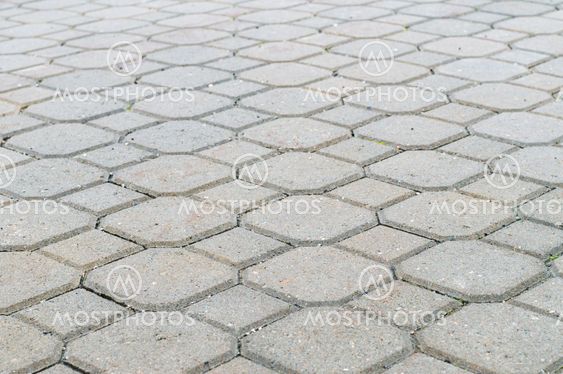 Ground tiles forms, decorative pavement