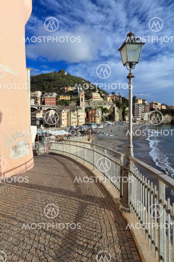 promenade in sori, Italy