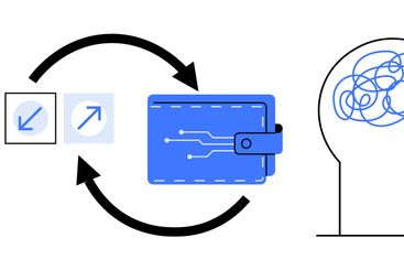 Digital Data Transfer and Brain Interaction Concept with...