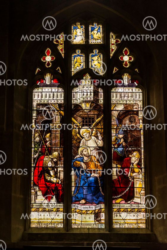 Stained Glass Window of Corsham Church
