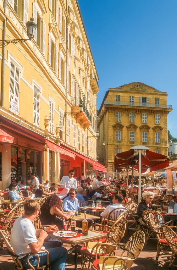 Street cafe in Nice