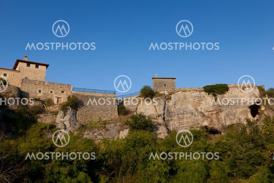 View of Puentedey, Burgos, Castilla y Leon, Spain