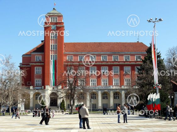 Town hall in Pleven, Bulgaria