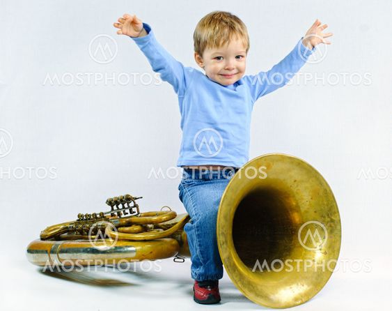 Little musician.