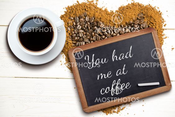Composite image of white cup of coffee