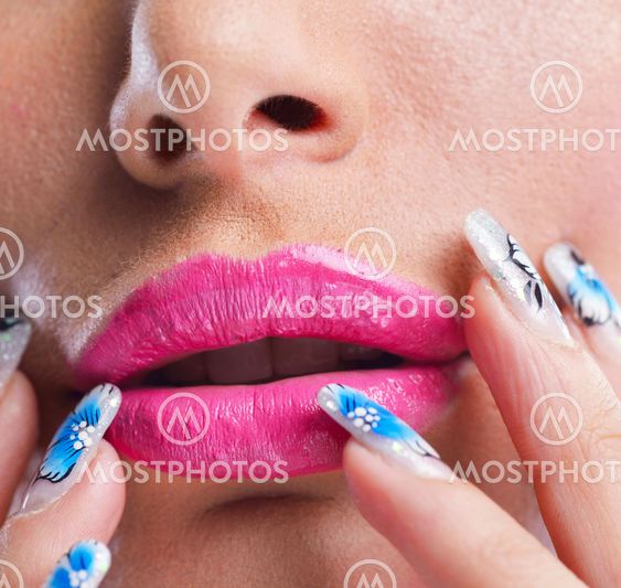Beautiful Woman with Luxury Makeup