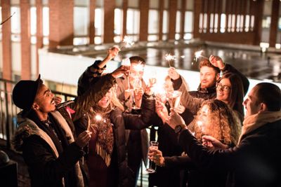 Tomtebloss, Nyårsafton