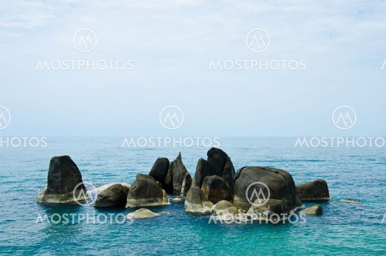 Rock has been eroded by nature