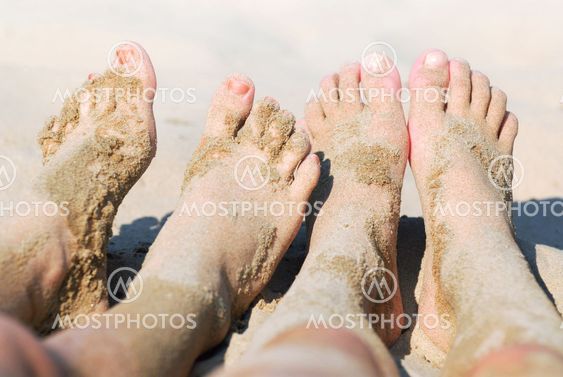 Sandy feet