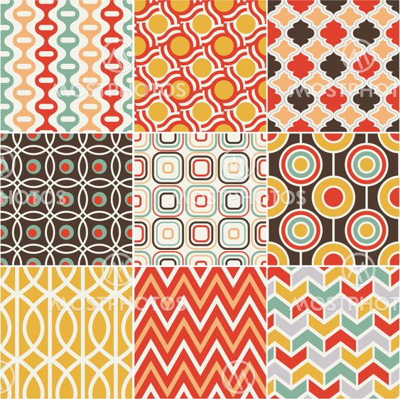 seamless retro vintage pattern