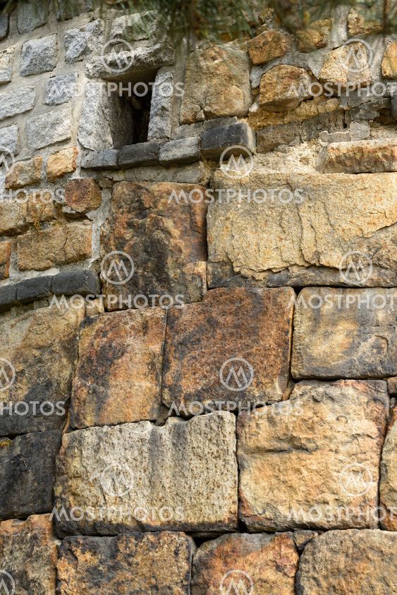 detail of rampart in Suwon Hwaseong