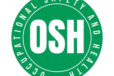 OSH occupational safety and health symbol icon