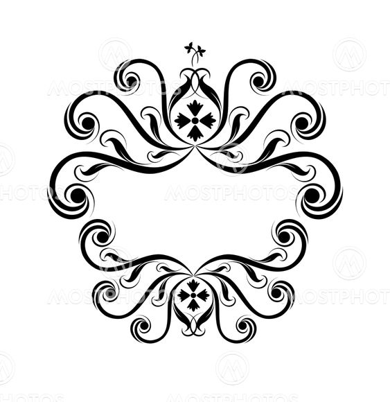 abstract royal frame