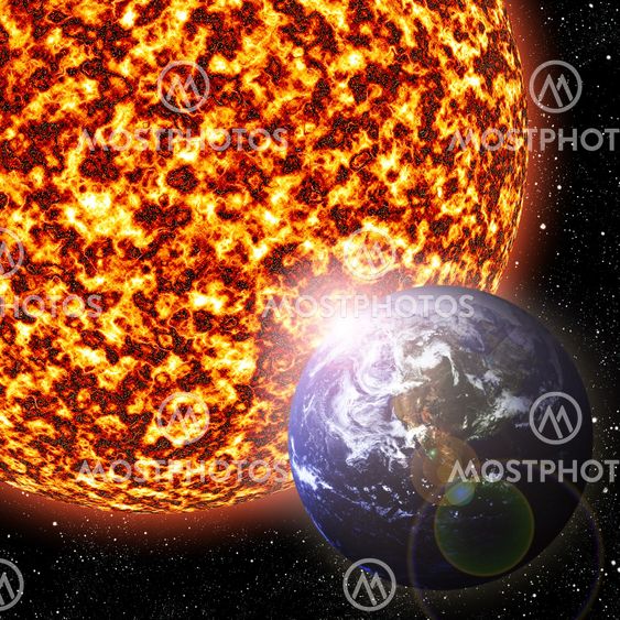 Earth and Sun