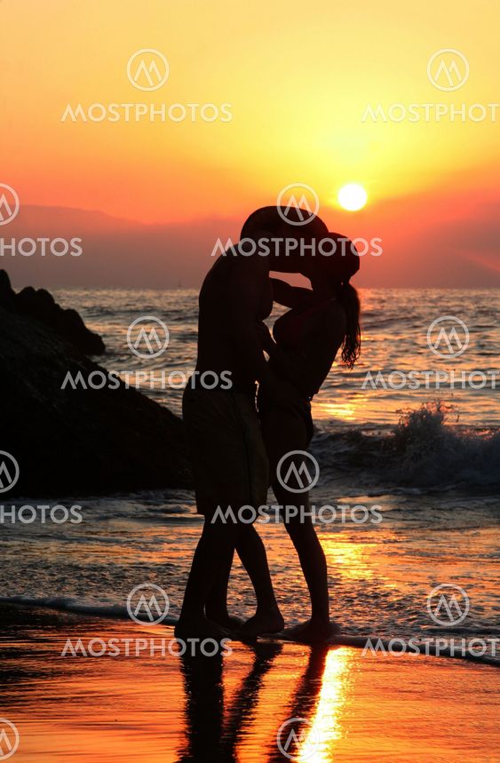 Couple at sunset