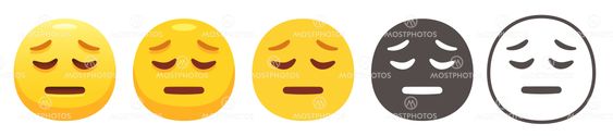 Pensive emoji