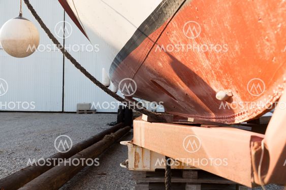 Parked boat