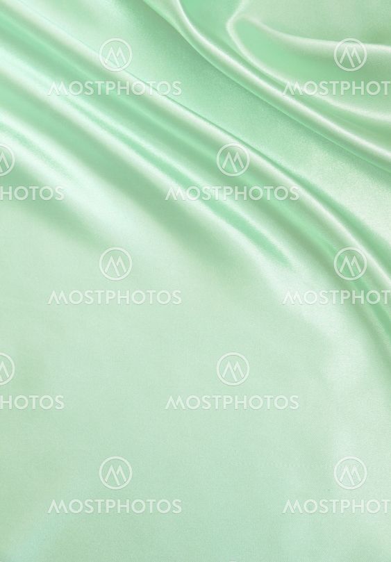 Smooth elegant green silk