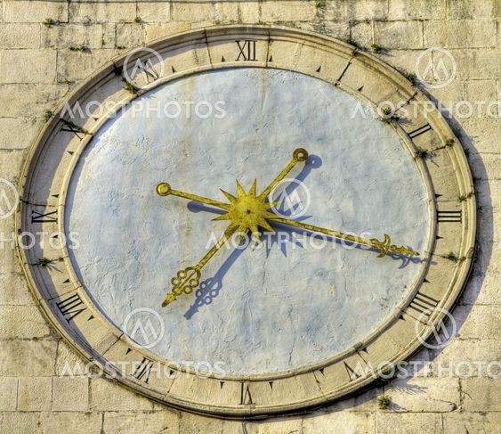 Ancient clock.