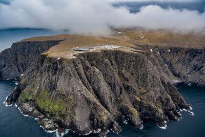 North Cape (Nordkapp) aerial photography,