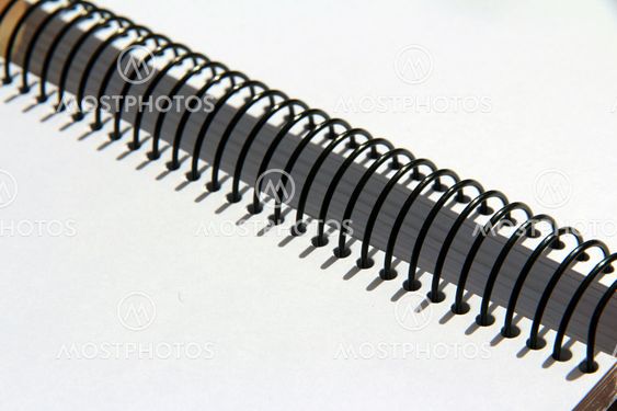 Notebook white sheets