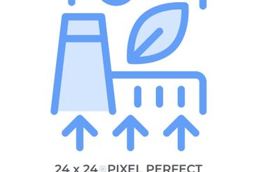 Improving green factory duotone color ui icon