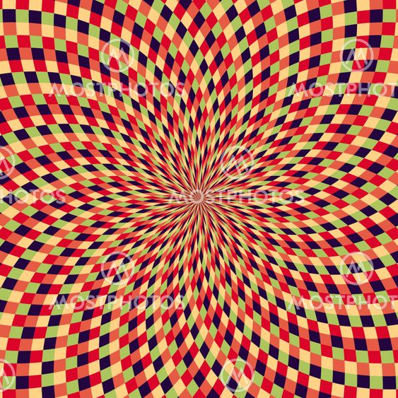 Mystic Diamond Disk (motion illusion)