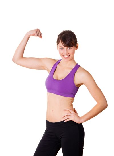 Athletic young woman