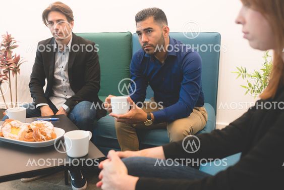 Fika på kontor