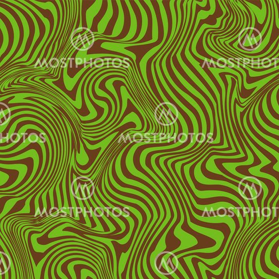 Groovy Warped Retro Stripes