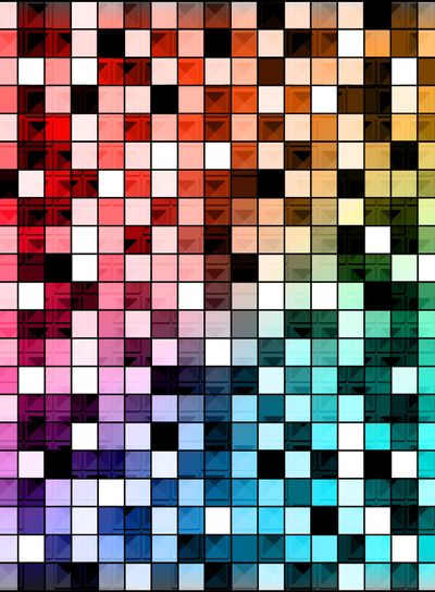 colored image of abstract blocks