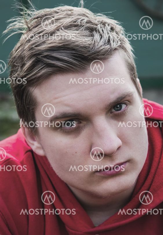 Portrait of relaxing man