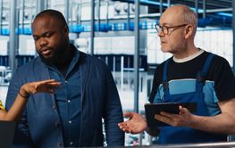 Manager oversees work done by engineering team in...