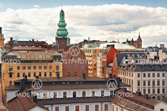 Cityscape of Stockholm. Sweden