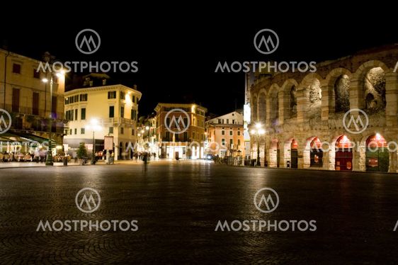 Verona at night