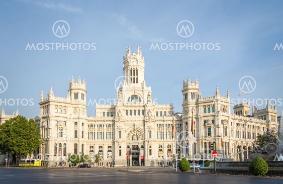 Palace of communications in Cibeles square, Madrid