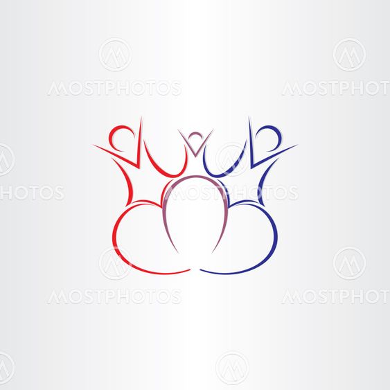 family love symbol design