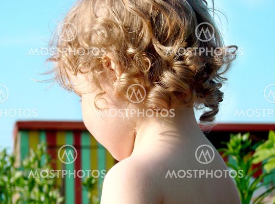 Little baby's curls