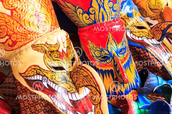 Thai masked festival